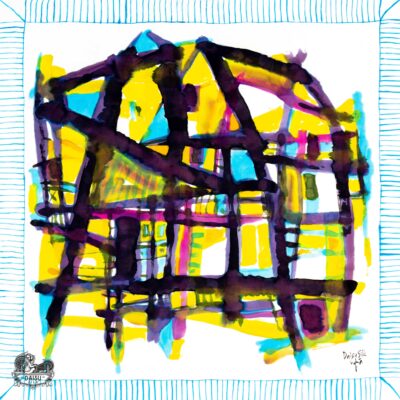 Khăn Tơ Tằm S/65-ART-24.001 TOWN(Phố)