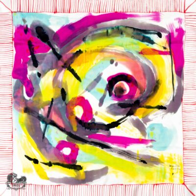 Khăn Tơ Tằm S/80-ART-24.012 UNIVERSE(Vũ trụ)