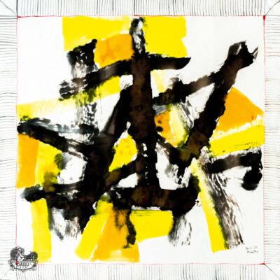 Khăn Tơ Tằm S/80-ART-24.015 MOVING(Chuyển động)