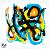 Silk Scarf S/80-ART-24.023 GREEN MOVING