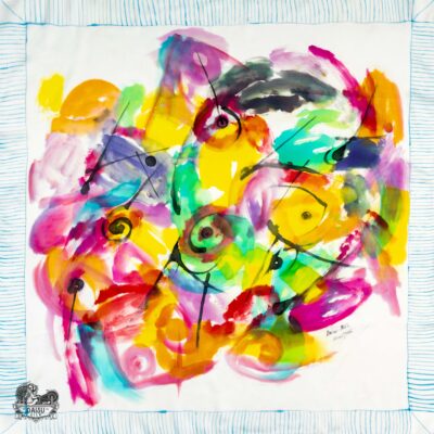 Khăn Tơ Tằm S/80-ART-24.024 COLORS(Sắc màu)