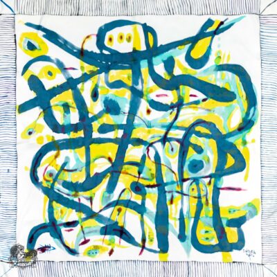 Khăn Tơ Tằm S/80-ART-24.028 THE BEAT#2(Nhịp điệu 2)