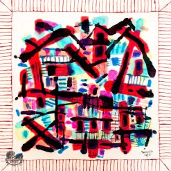 Khăn tơ tằm S/65-ART-24.015 TOWN#4(Phố 4)