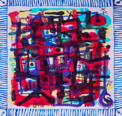 Khăn Tơ Tằm S65-ART-25.100