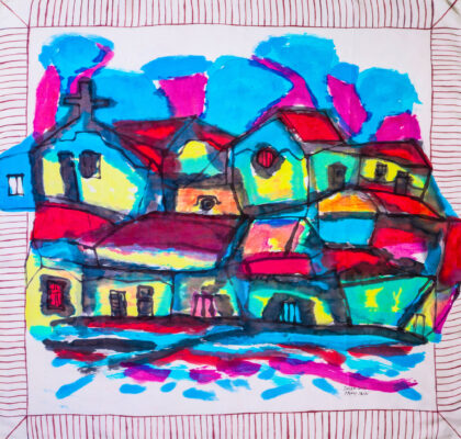 Khăn Tơ Tằm S80-ART-24.104