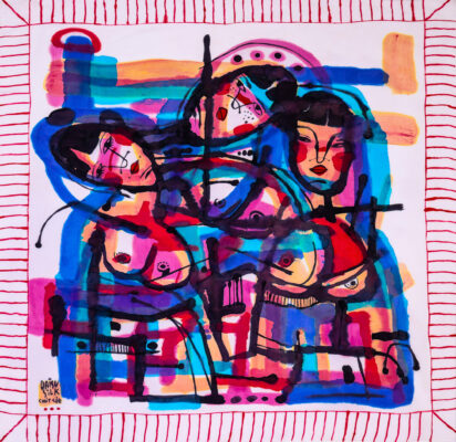 Khăn Tơ Tằm S65-ART-25.123