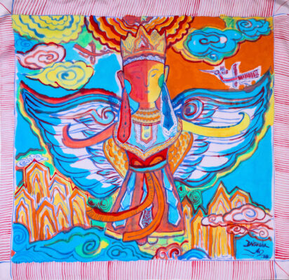 Khăn Tơ Tằm S65-ART-25.144