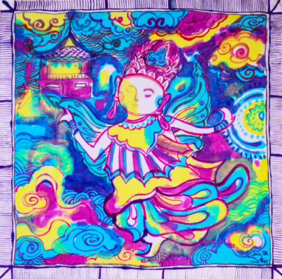 Khăn Tơ Tằm S65-ART-25.147