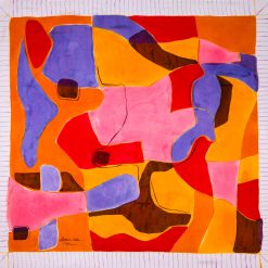 Silk Scarf Ar04- FAS - 80 - 25. 14