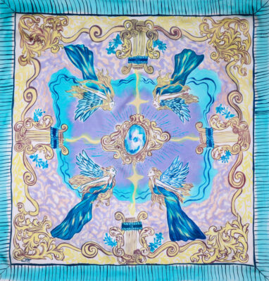 Khăn Tơ Tằm De02- FAS - 80-25 .06