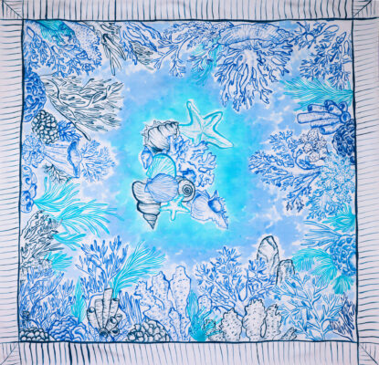 Silk Scarf De03 - FAS - 80-25.02