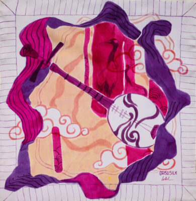 Khăn Tơ Tằm S40-ART-25.12