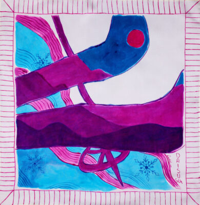 Khăn Tơ Tằm S40-ART-25.18