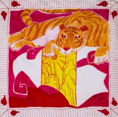 Khăn Tơ Tằm S40-ART-25.25