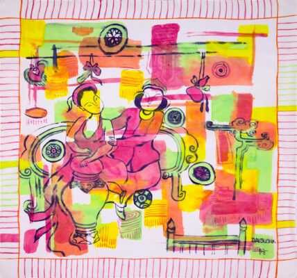 Khăn Tơ Tằm S65-ART-25-.196