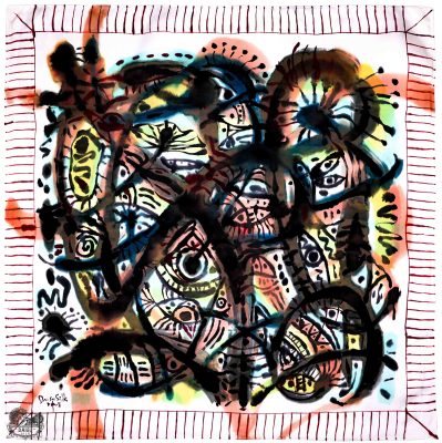 Khăn Tơ Tằm Ar01-ART (II)-80-25.25