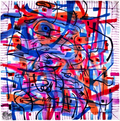 Khăn Tơ Tằm Ar03-ART (II)-80-25.17